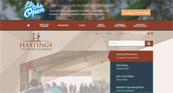 Desktop Screenshot of hastingschamber.com
